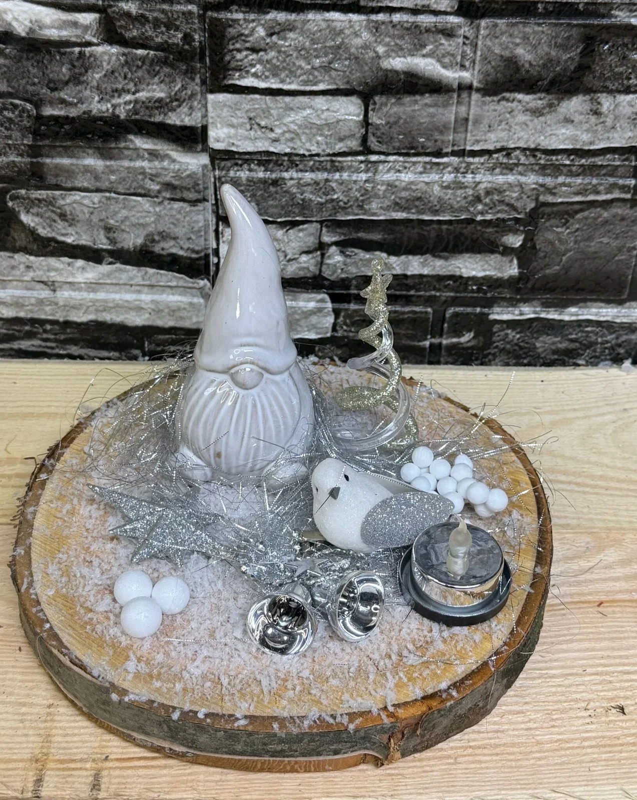 Baumscheibe, Wichtel, silber